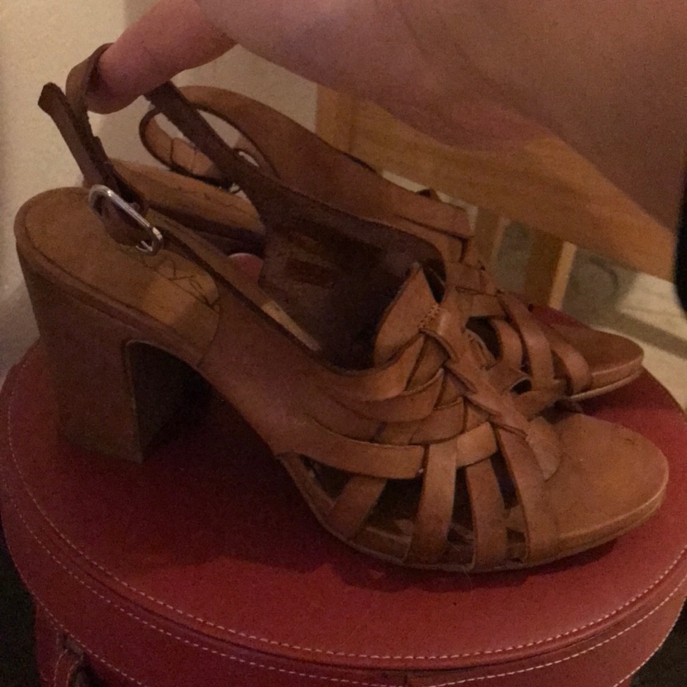 Sixty Seven leather sandals made in Spain sz39